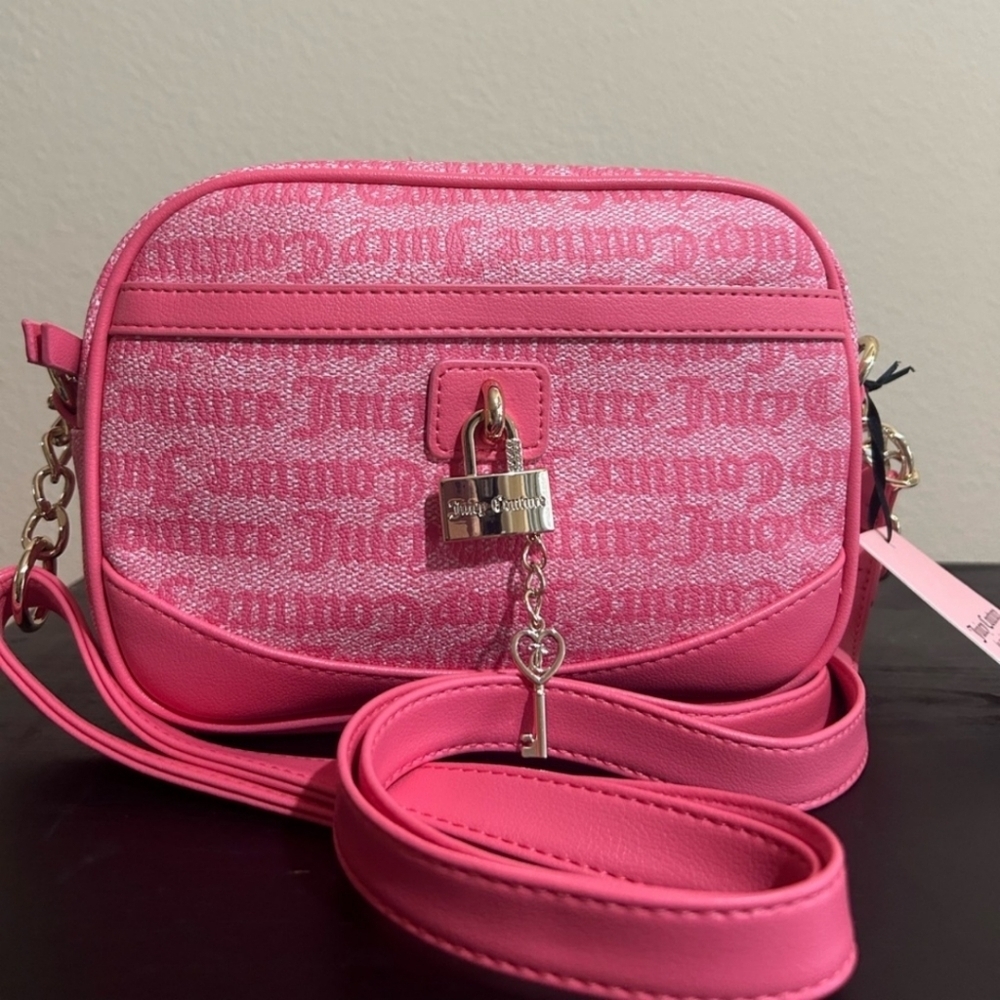 Juicy Couture Viral Eastside Westside Pink Lemonade Crossbody Bag NWT